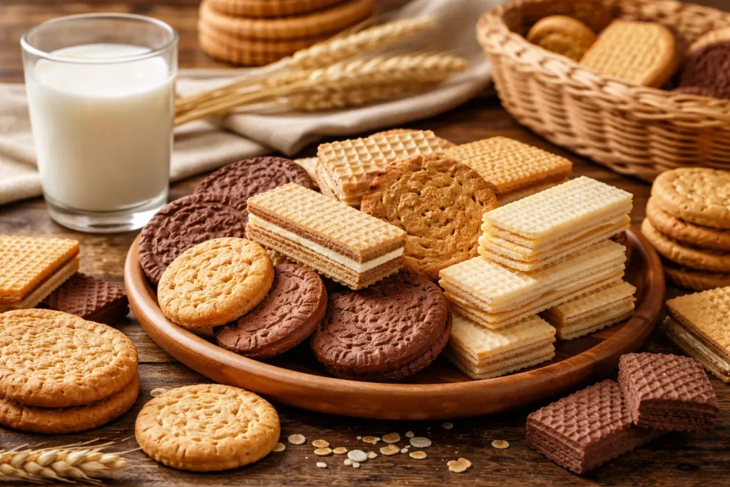 راهنمای کامل انتخاب بیسکوییت و ویفر برای مصرف روزانه خانواده